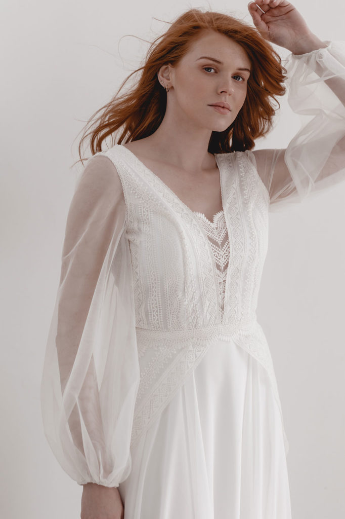 Brautkleid Elaine Details vorne