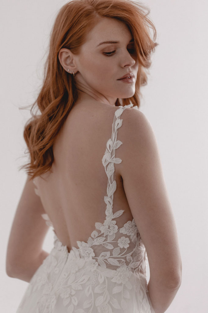 Brautkleid Elfie Detail Rückansicht
