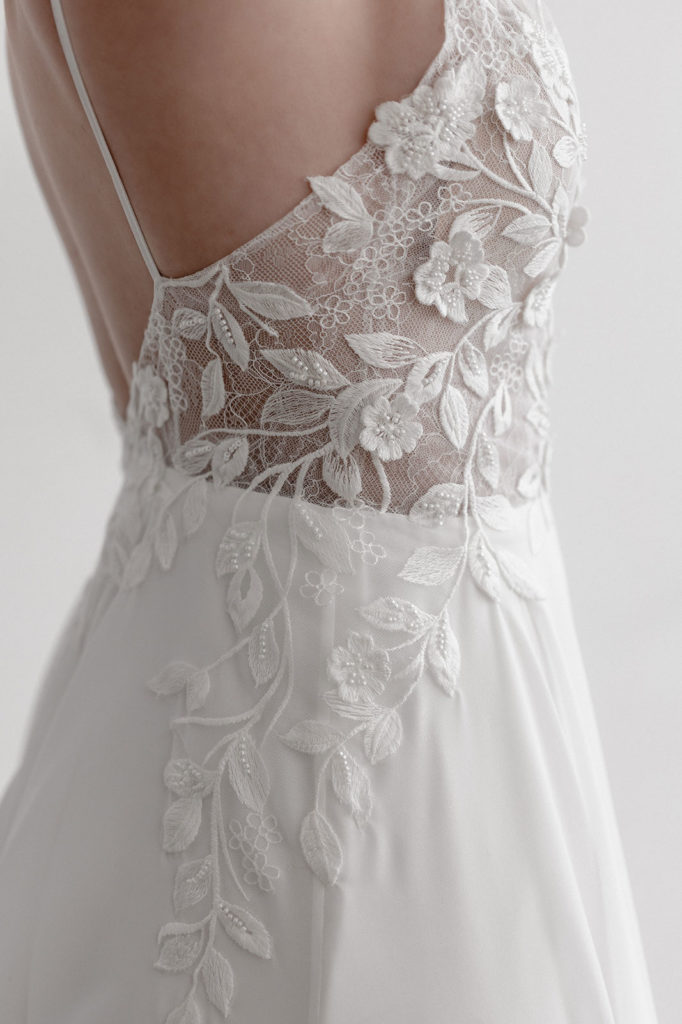 Brautkleid Elisa Detail Spitze