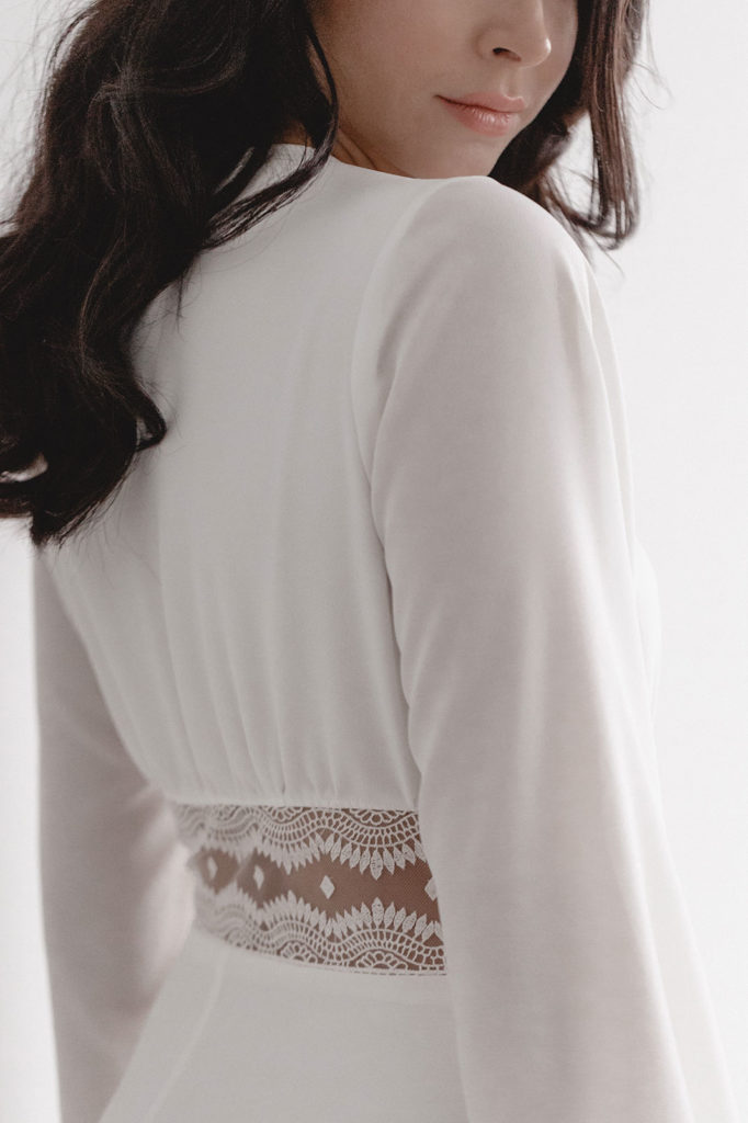 Brautkleid Eve Detail hinten