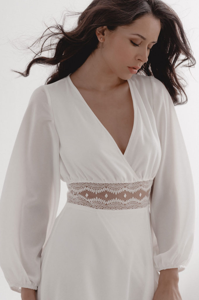 Brautkleid Eve Detail vorne