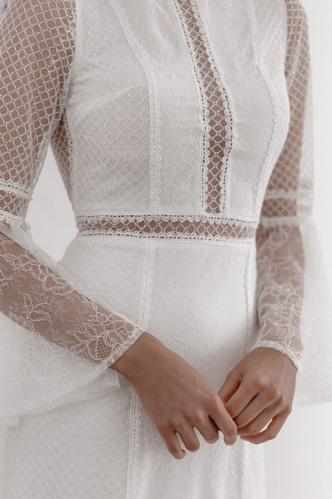 Brautkleid Evelin Detail vorne